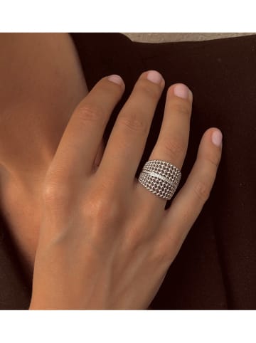 Les Petites Précieuses Zilveren ring met edelstenen