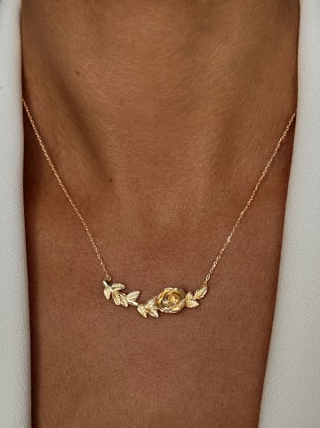 DI GIORGIO Vergulde ketting met sierelement - (L)40 cm