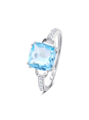 Les Petites Précieuses Silber-Ring mit Edelsteinen