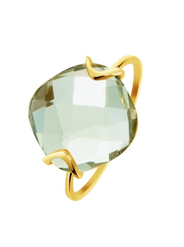 Les Petites Précieuses Vergold. Ring mit Edelstein