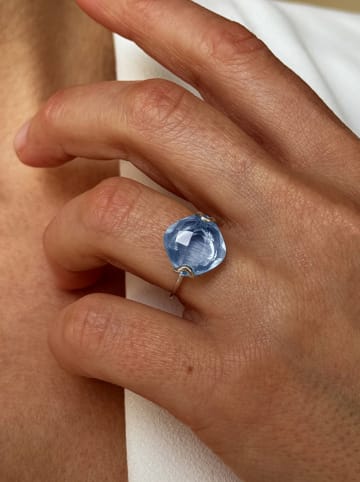 Les Petites Précieuses Zilveren ring met edelstenen