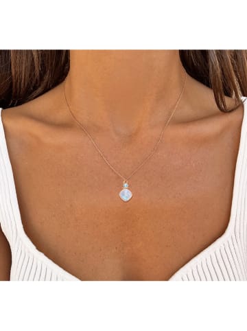 Les Petites Précieuses Rosévergulde ketting met hanger - (L)46 cm