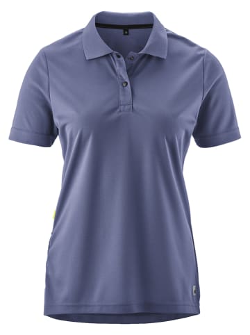 Gonso Kolarska koszulka polo "Adventure" w kolorze niebieskoszarym