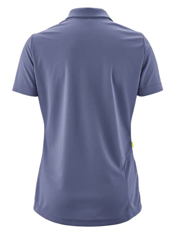 Gonso Fietspoloshirt "Adventure" blauwgrijs