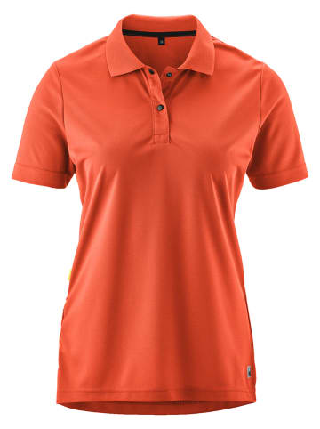 Gonso Kolarska koszulka polo "Adventure" w kolorze pomarańczowym