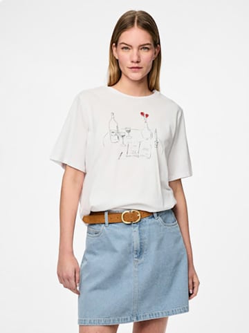 Pieces Shirt "Signe" in Weiß
