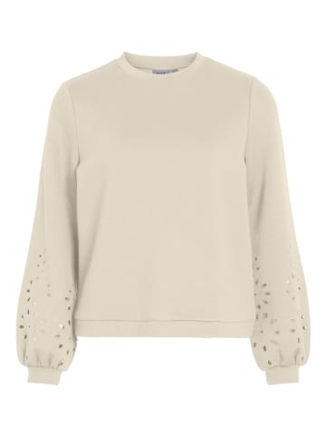 Vila Sweatshirt in Creme
