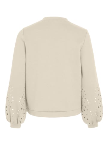 Vila Sweatshirt in Creme