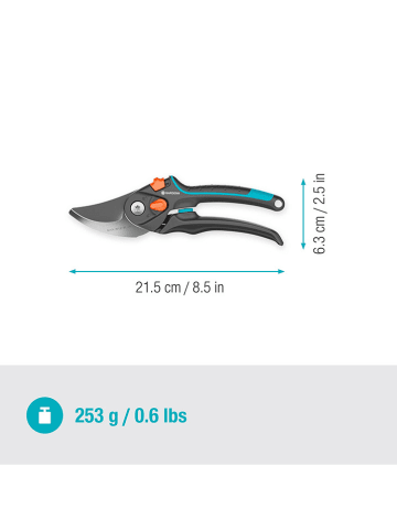 Gardena Gartenschere "Premium Cut Pro Flex" in Grau