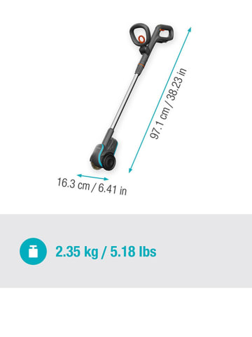 Gardena Accu-voegenborstel "EasyWeed 1800/18V P4A solo" zwart