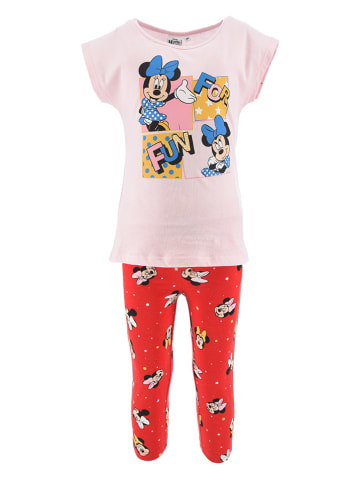 Disney Minnie Mouse Pyjama "Minnie" in Rosa/ Rot