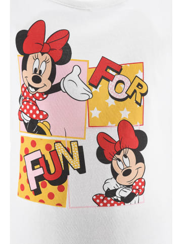 Disney Minnie Mouse Pyjama "Minnie" in Weiß/ Grau