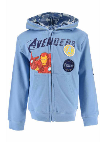Avengers Sweatjacke "Avengers" in Hellblau