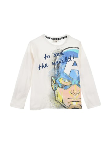 Avengers Longsleeve "Avengers" in Weiß