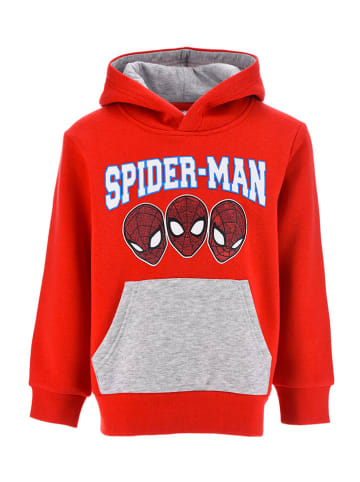 Spiderman Hoodie "Spiderman" rood/grijs
