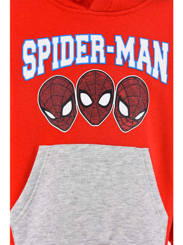 Spiderman Hoodie "Spiderman" rood/grijs