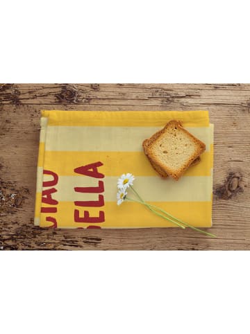Madre Selva 3er-Set: Geschirrtücher "Dancing kitchen" in Bunt - (L)70 x (B)50 cm