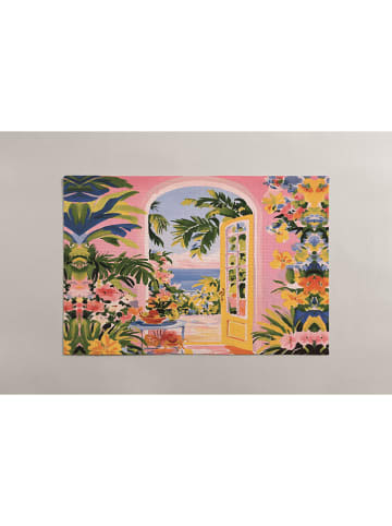 Madre Selva Fußmatte "Haven" in Bunt - (L)50 x (B)70 cm