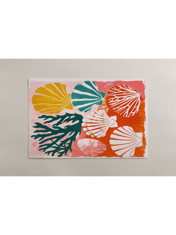 Madre Selva Badvorleger "Brisa" in Bunt - (L)40 x (B)60 cm