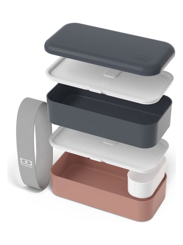 Monbento Pojemnik w kolorze jasnoróżowo-niebieskim na lunch - 1 l