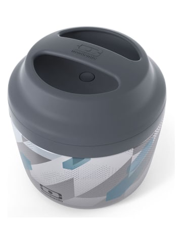 Monbento Isolier-Lunchbox "Graphic" in Grau - 550 ml