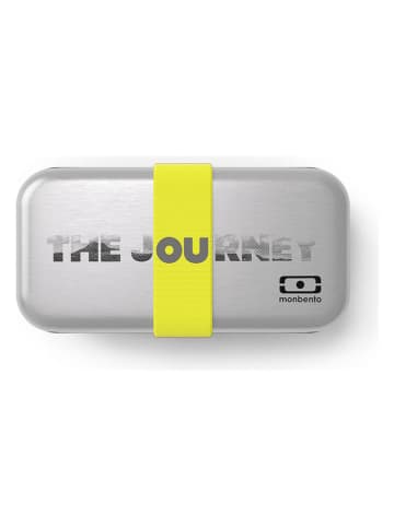 Monbento Lunchbox "The Journey" in Silber/ Gelb - 700 ml