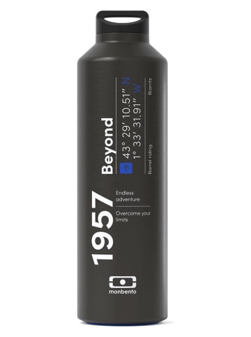 Monbento Isoleerfles "Beyond" zwart/blauw - 500 ml