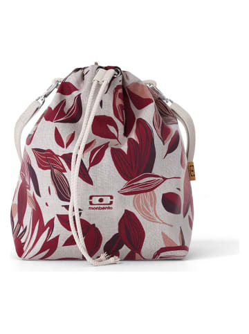 Monbento Lunchtas crème/lichtroze/rood - (B)20,5 x (H)25 cm