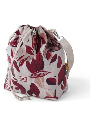 Monbento Lunchtasche in Creme/ Rosa/ Rot - (B)20,5 x (H)25 cm