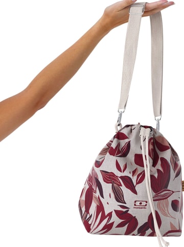 Monbento Lunchtas crème/lichtroze/rood - (B)20,5 x (H)25 cm