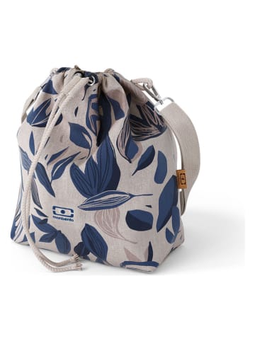 Monbento Lunchtasche in Creme/ Blau - (B)20,5 x (H)25 cm
