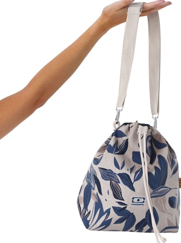 Monbento Lunchtasche in Creme/ Blau - (B)20,5 x (H)25 cm