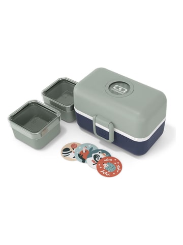 Monbento Lunchbox in Grün/ Dunkelblau - 800 ml