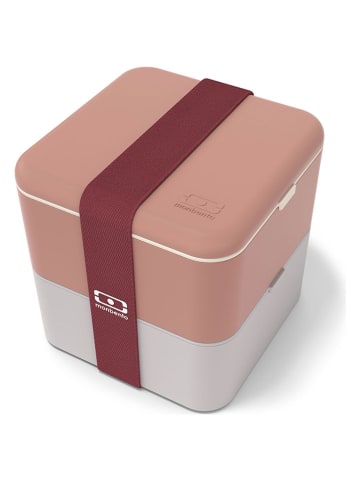 Monbento Lunchbox lichtroze/lichtgrijs - 1,7 l