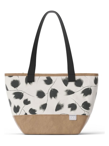 Monbento Lunchtasche in Creme/ Schwarz/ Hellbraun - (B)18,8 x (H)21,2 cm