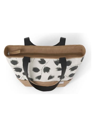Monbento Lunchtasche in Creme/ Schwarz/ Hellbraun - (B)18,8 x (H)21,2 cm