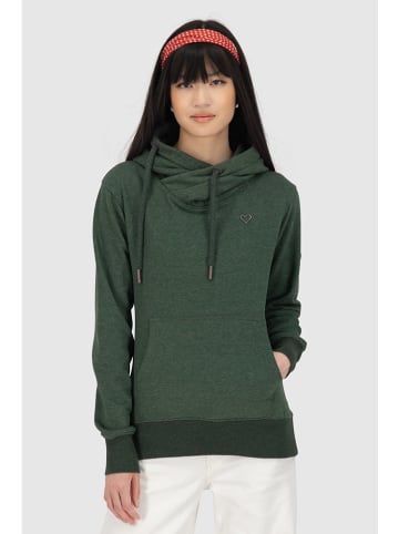 alife and kickin Hoodie "Sarah" donkergroen