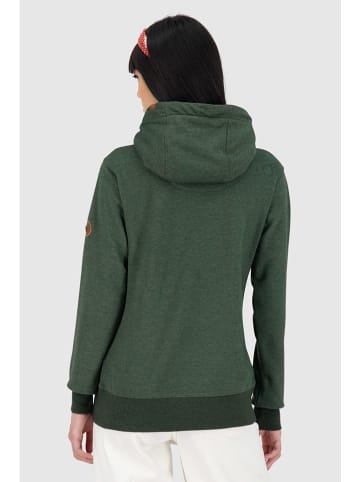 alife and kickin Hoodie "Sarah" in Dunkelgrün