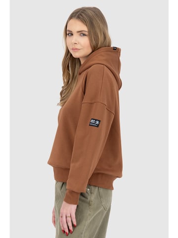 alife and kickin Hoodie "Jessy" in Hellbraun