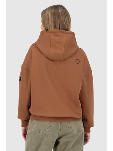 alife and kickin Hoodie "Jessy" in Hellbraun