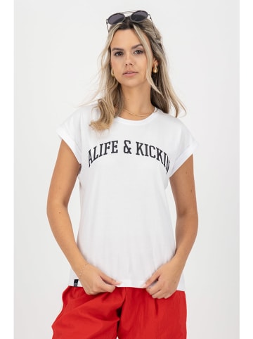 alife and kickin Shirt "Dine" in Weiß
