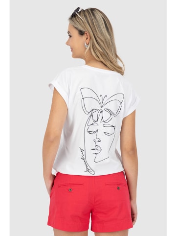 alife and kickin Shirt "Dine" in Weiß