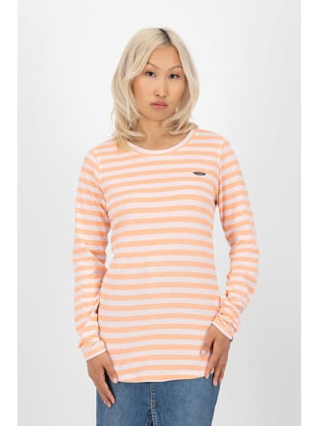 alife and kickin Longsleeve "Lea" in Orange/ Creme