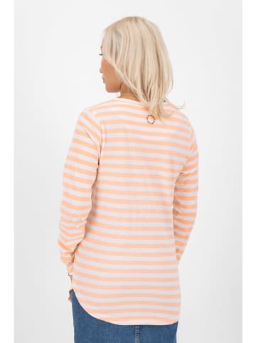 alife and kickin Longsleeve "Lea" in Orange/ Creme