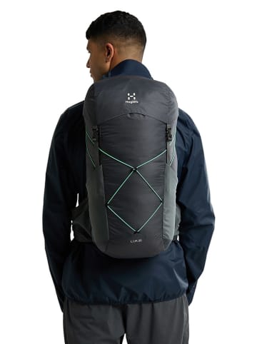 Haglöfs Wanderrucksack "L.I.M 25" in Schwarz - (B)29 x (H)54 x (T)24 cm