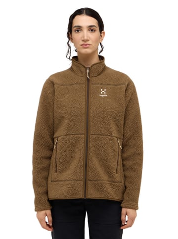Haglöfs Fleecejacke "Mossa Pile" in Hellbraun