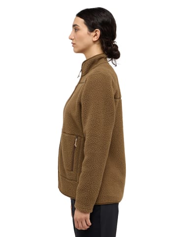 Haglöfs Fleecejacke "Mossa Pile" in Hellbraun