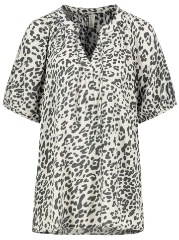 Eight2Nine Bluse in Weiß/ Grau