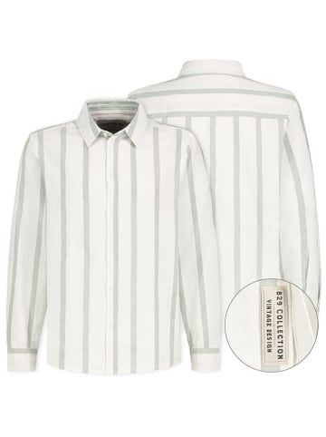 Eight2Nine Blouse wit/grijsgroen