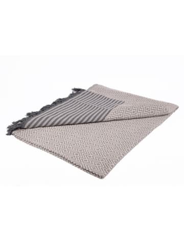 Towel to Go Strandtuch "Atil XXL" in Grau - (L)250 x (B)200 cm